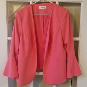 Calvin Klein NWT bell sleeve blazer, size 16W